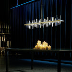 Solitude 51.9" Wide Large Soft Gold LED Pendant