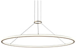 Sonneman Luna 61 1/2"W Painted Brass Round LED Pendant Light