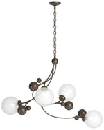 Sprig Pendant - Bronze Finish - Opaline