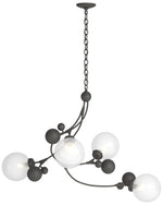 Sprig Pendant - Natural Iron Finish - Opaline