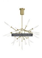 Bodiam Chandelier, 1-Light, LED, Satin Nickel, 48.5"W (700BOD48S-LED930 70P9D6C)