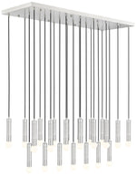 Stari by Z-Lite Brushed Nickel 23 Light Linear Chandelier
