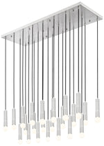 Stari by Z-Lite Brushed Nickel 23 Light Linear Chandelier