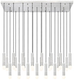 Stari by Z-Lite Brushed Nickel 23 Light Linear Chandelier