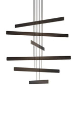 Royyo Pendant, 19-Light, Circular, LED, Silver, Silver Canopy, 22"W (RYP-C19-SW-SIL 407UELF)