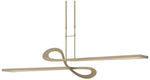 Switchback 49.8" Wide Soft Gold Long LED Pendant