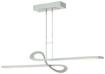 Switchback 49.8"W Vintage Platinum Standard LED Pendant
