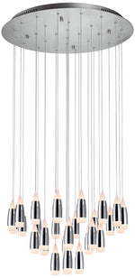 Tear 33.5 inch Chrome Chandelier