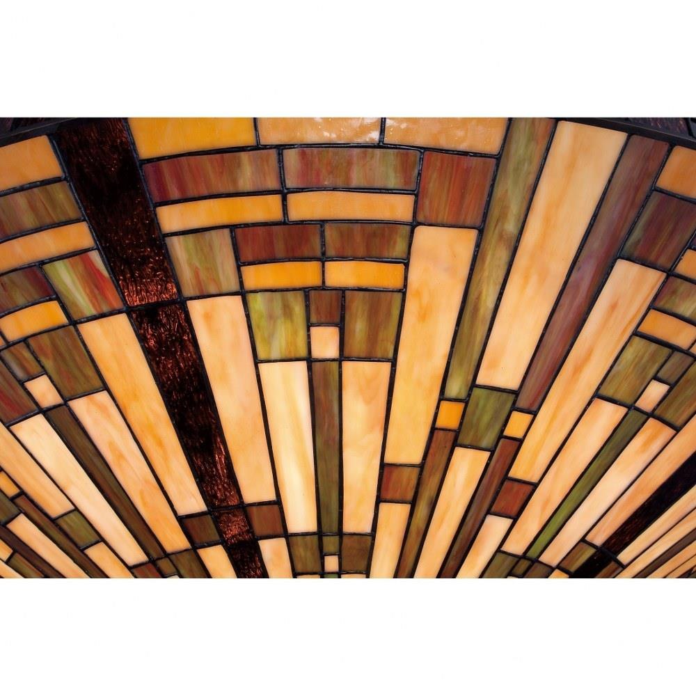 Bailey Street Home - 71-BEL-1904689 - 8 Light Bowl Pendant Geometric Chandelier - Mission Style Tiffany Pendant Light