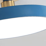 Thick Circular LED Flush Mount Ceiling Lights Modern Metal Light