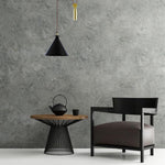 Electroplated metal Conical Adjustable Linear LED Modern Pendant Lighting