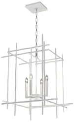 Tura 20" Wide 4-Light White Medium Chandelier