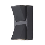 Waterproof Up & Down K-Type Black LED Outdoor Wall Lights