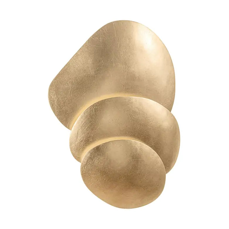 Akemi Wall Sconce in Vintage Gold Leaf