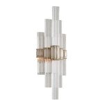 Viola Wall Sconce in Warm Silver Leaf