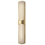 Valencia 26≦ Sconce in Aged Brass & Alabaster
