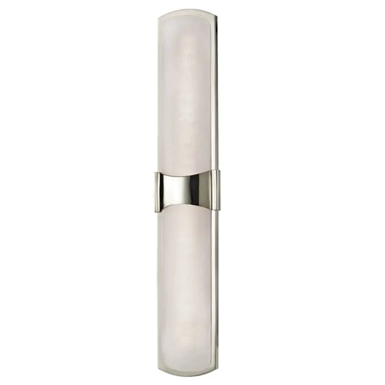 Valencia 26≦ Sconce in Polished Nickel & Alabaster