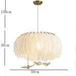 Modern Contemporary Chandeliers Drum Light Chandelier Feather Chandelier