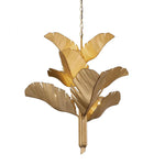 Banana Leaf 9-Lt Chandelier - Gold, Varaluz 901C09GO YV0K03YM97