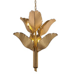 Banana Leaf Chandelier - Gold