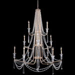 Barcelona 12 Light Chandelier - Transcend Silver