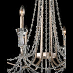 Barcelona 6 Light Chandelier - Transcend Silver