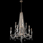 Barcelona 9 Light Chandelier - Transcend Silver