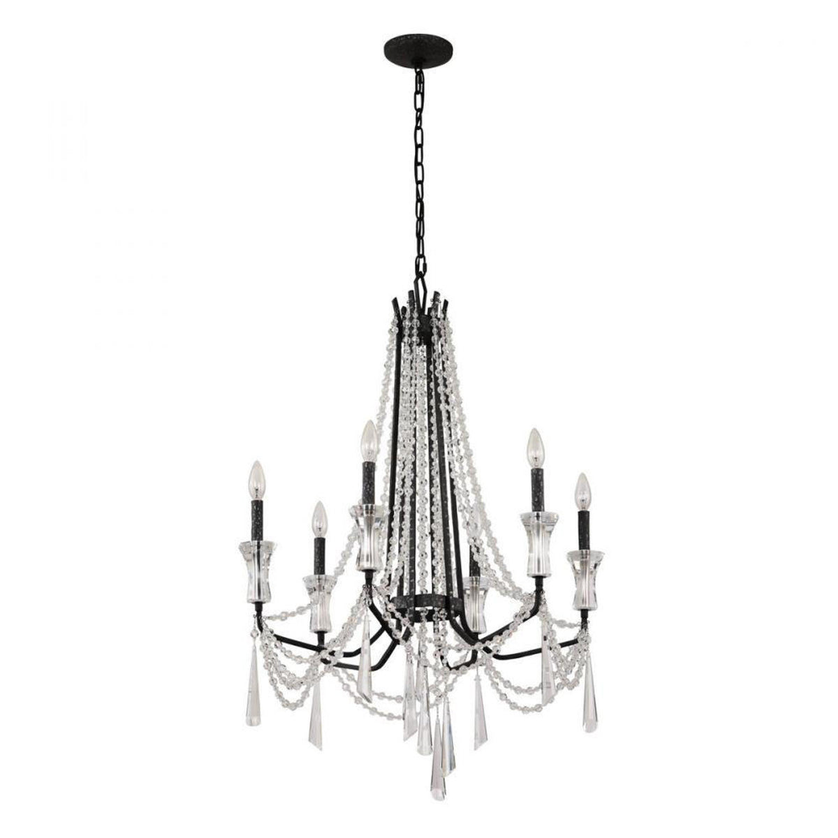 Barcelona Crystal Chandelier - Black