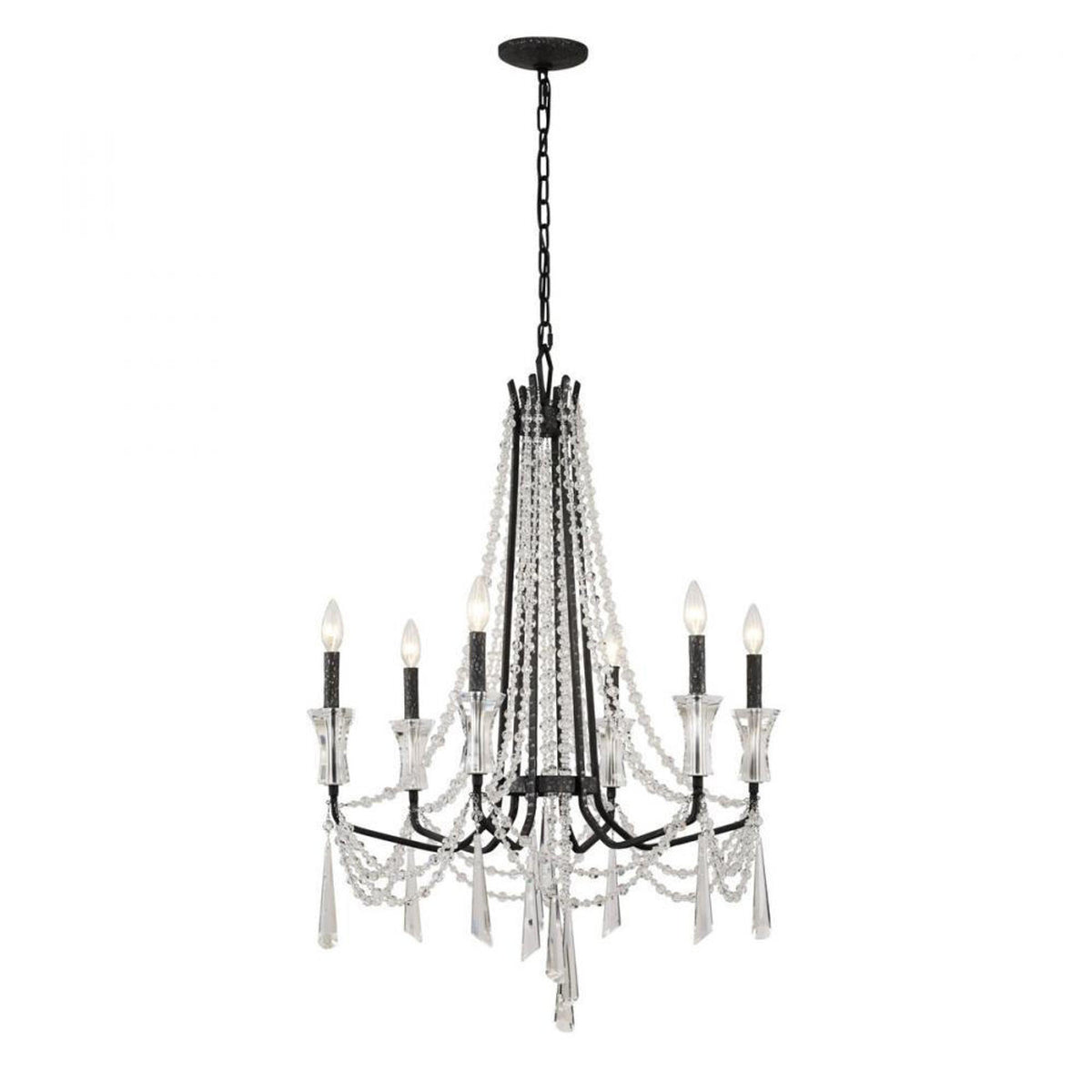 Barcelona Crystal Chandelier - Black