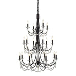 Brentwood Three-Tier Chandelier - Black