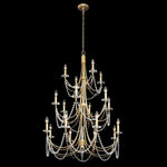 Matrix 9 Light Chandelier - Havana Gold