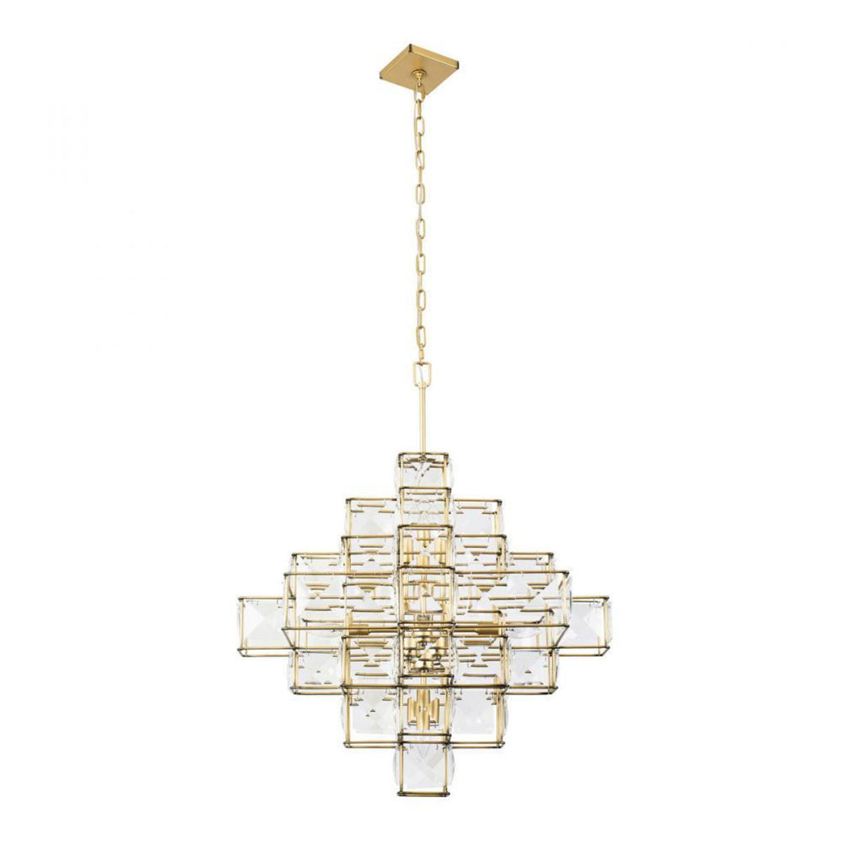 Cubic Chandelier - Calypso Gold