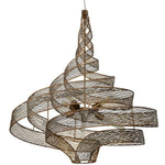 Windsor 4-Lt Crystal Pendant - Carbon/Havana Gold, Varaluz 345P04CBHG YV0K03YGDF