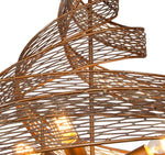 Windsor 4-Lt Crystal Pendant - Carbon/Havana Gold, Varaluz 345P04CBHG YV0K03YGDF