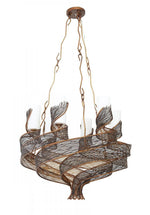 Flow Chandelier - Hammered Ore