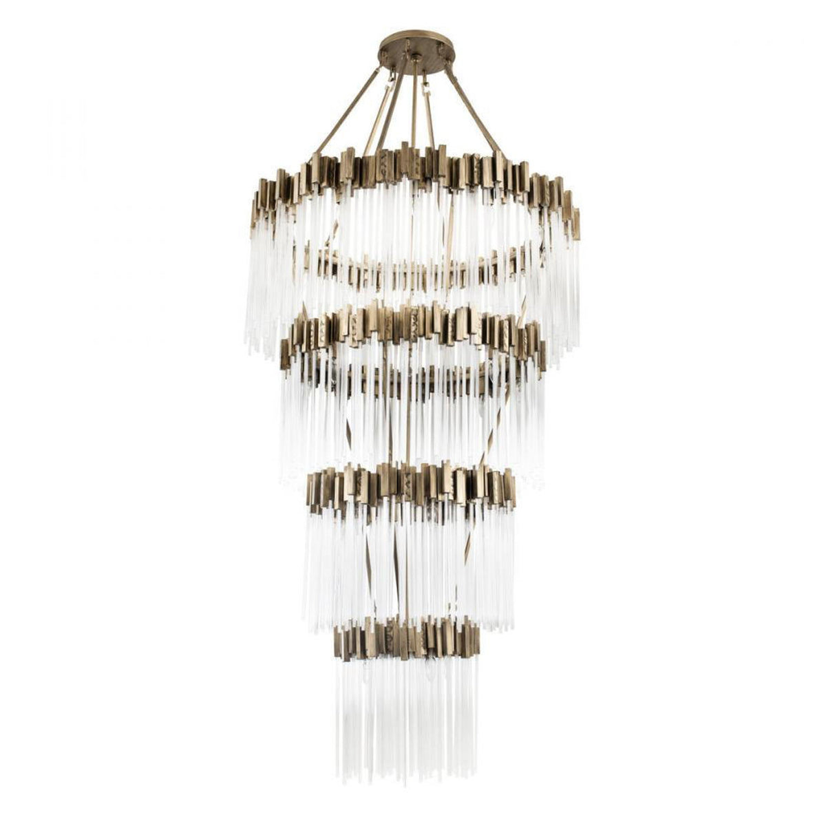 Matrix 30 Light Chandelier - Havana Gold