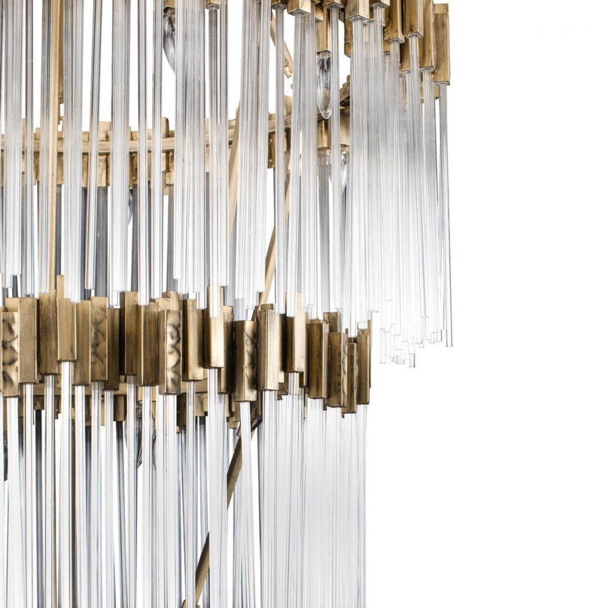 Matrix 30 Light Chandelier - Havana Gold
