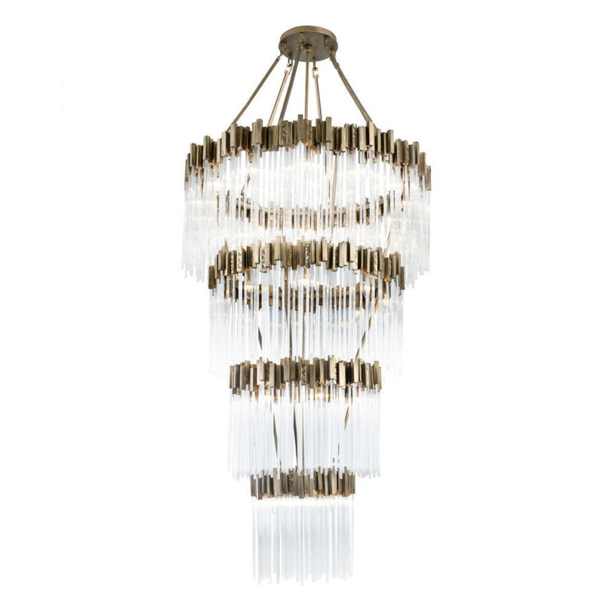 Matrix 30 Light Chandelier - Havana Gold