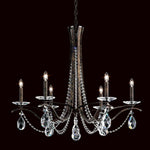 Vesca Chandelier, 5-Light, French Gold, Clear Heritage Crystal, 29"W (VA8335N-26H 1HWQZH)