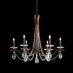 La Scala Chandelier, 10-Light, French Gold, Clear Swarovski Crystal, 28"W (5074-26S 1HZUHU)