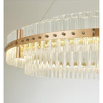 Modern Luxury Dozens of Crystal Chandelier Gold LED Lighting