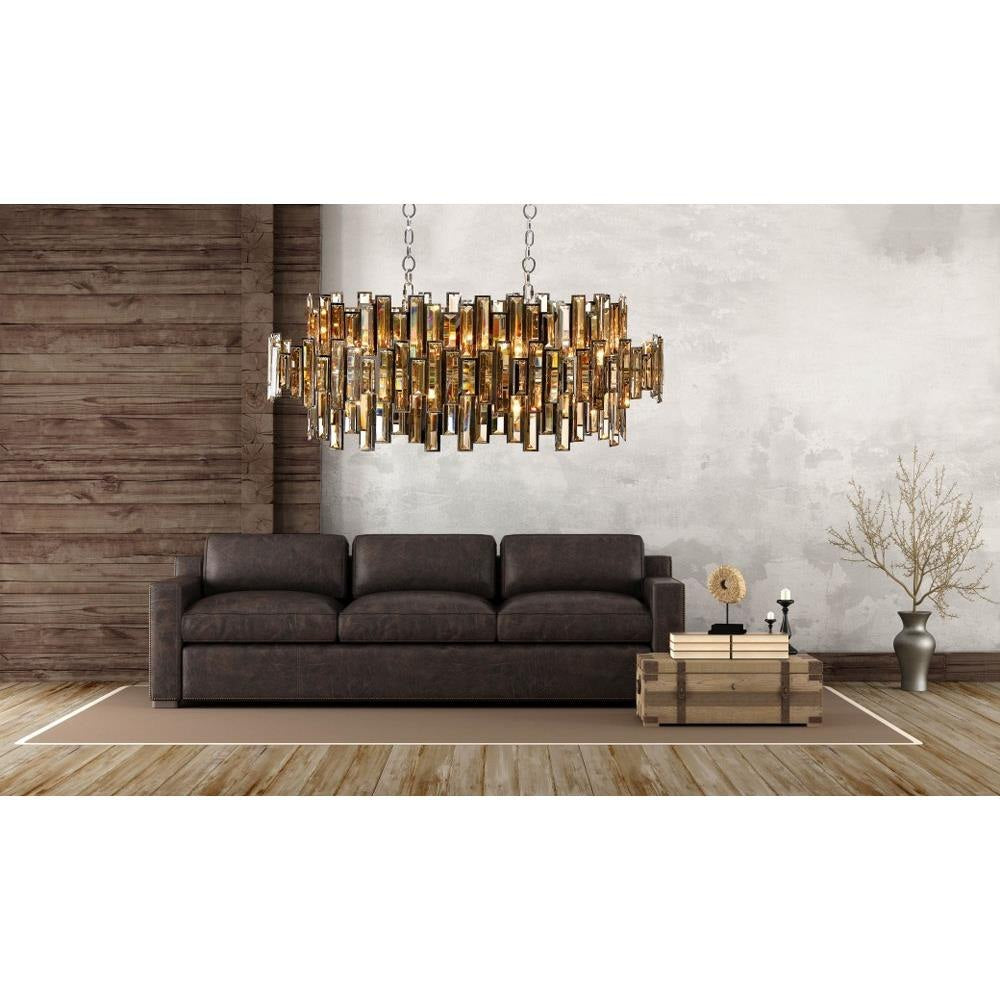 Bailey Street Home - 79-BEL-4799608 - Vienna Oval Chandelier 16 Light