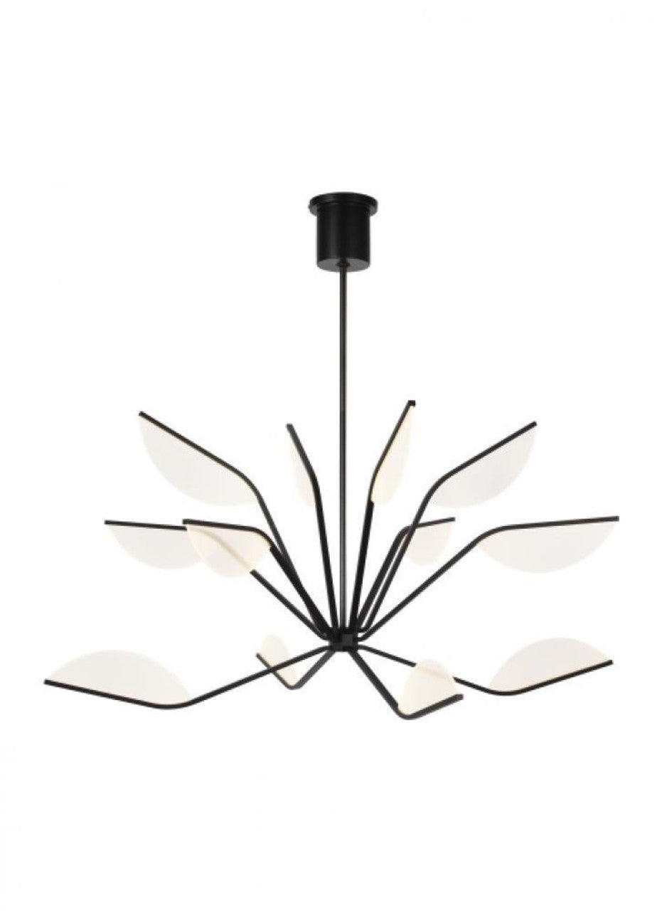 Belterra Chandelier, 1-Light, LED, Matte Black, 48"W (700BLT48B-LED935 70PKE8R)