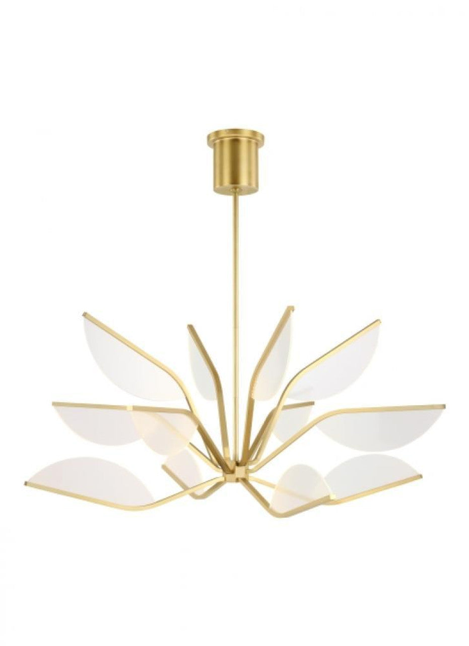 Belterra Chandelier, 1-Light, LED, Natural Brass, 38"W (700BLT38NB-LED935 70PKE8P)