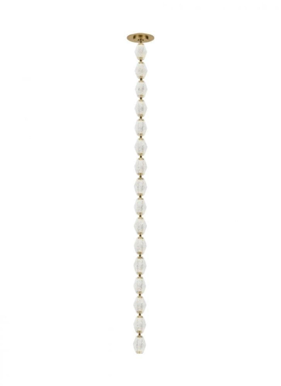 Collier Pendant, LED, Natural Brass, 51.6"H (700CLR48NB-LED930S 70PGJGJ)