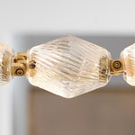 Collier Chandelier, LED, Natural Brass, 115.1"H (700CLR108NB-LED927R 70PGCLX)