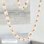 Collier Chandelier, LED, Natural Brass, 93.1"H (700CLR84NB-LED930S 70PGJEC)