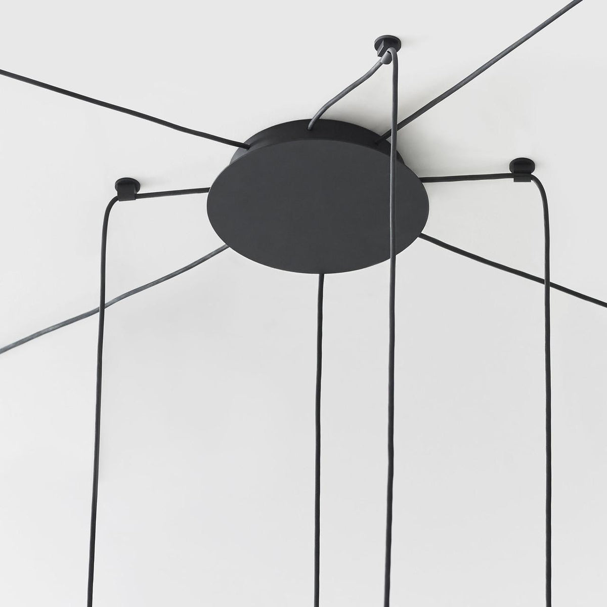 Cupola Chandelier, 8-Light, LED, Nightshade Black, 10.5"L (700TRSPCPA8RB-LED930 70PGDJ9)