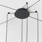 Cupola Chandelier, 8-Light, LED, Nightshade Black, 10.5"L (700TRSPCPA8RB-LED930 70PGDJ9)