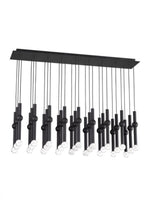 Guyed Ceiling Chandelier, 27-Light, LED, Nightshade Black, 44.2"L (700TRSPGYD27TB-LED930120 70PGDKL)